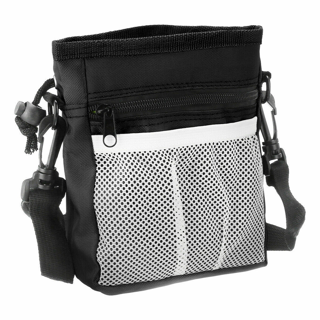 Dog Walking Training Obedience Treat Pouch Portable Pet Puppy Snack Belt Bag UK