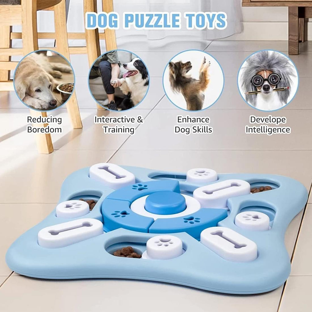 Interactive Dog Puzzle Feeder Toy.