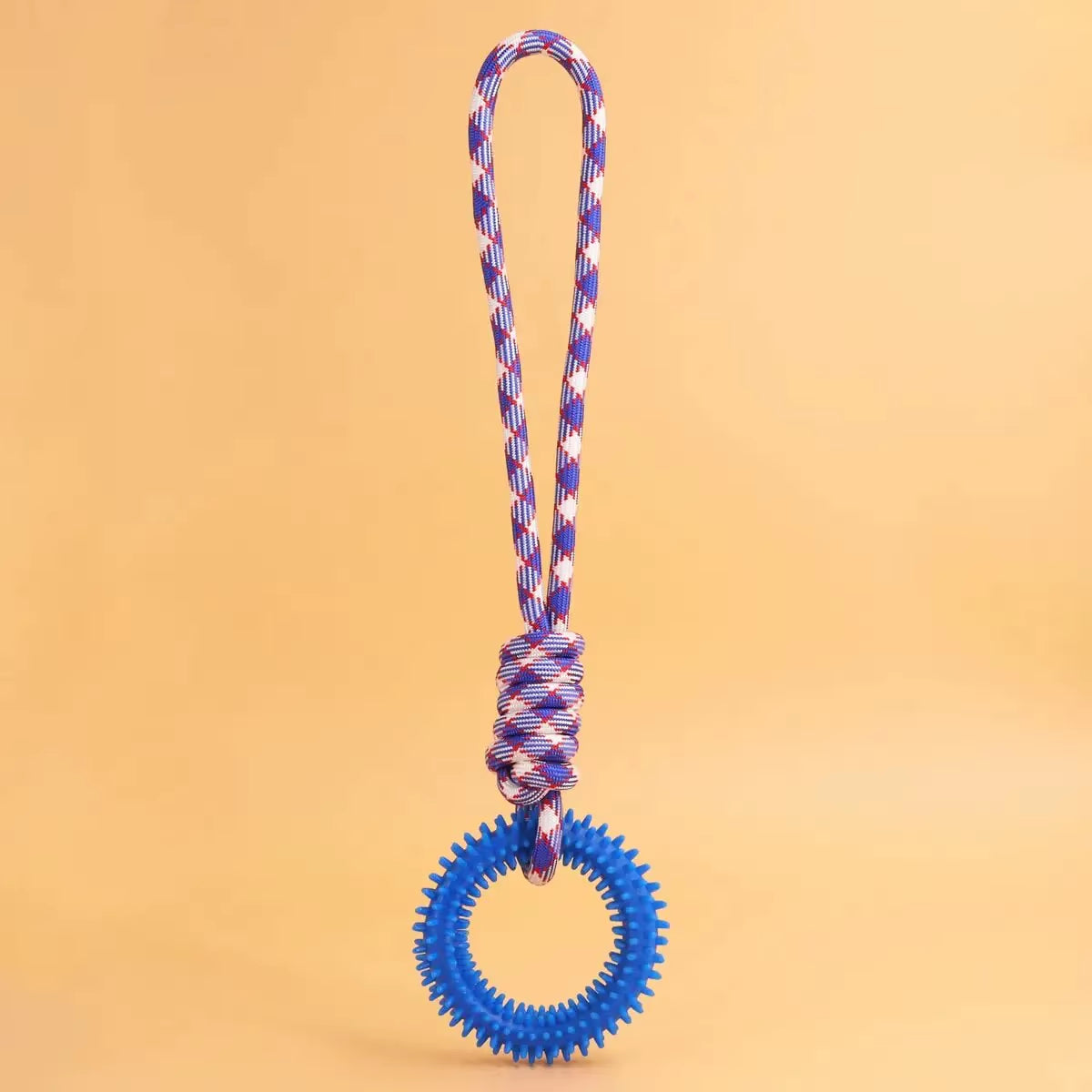 Interactive Training Pet Toy Ring Spiked Ring Dog Teeth Cleaning Pet Supplies.