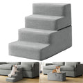 4-Step Pet Stairs for Bed & Sofa with Removable Cover.