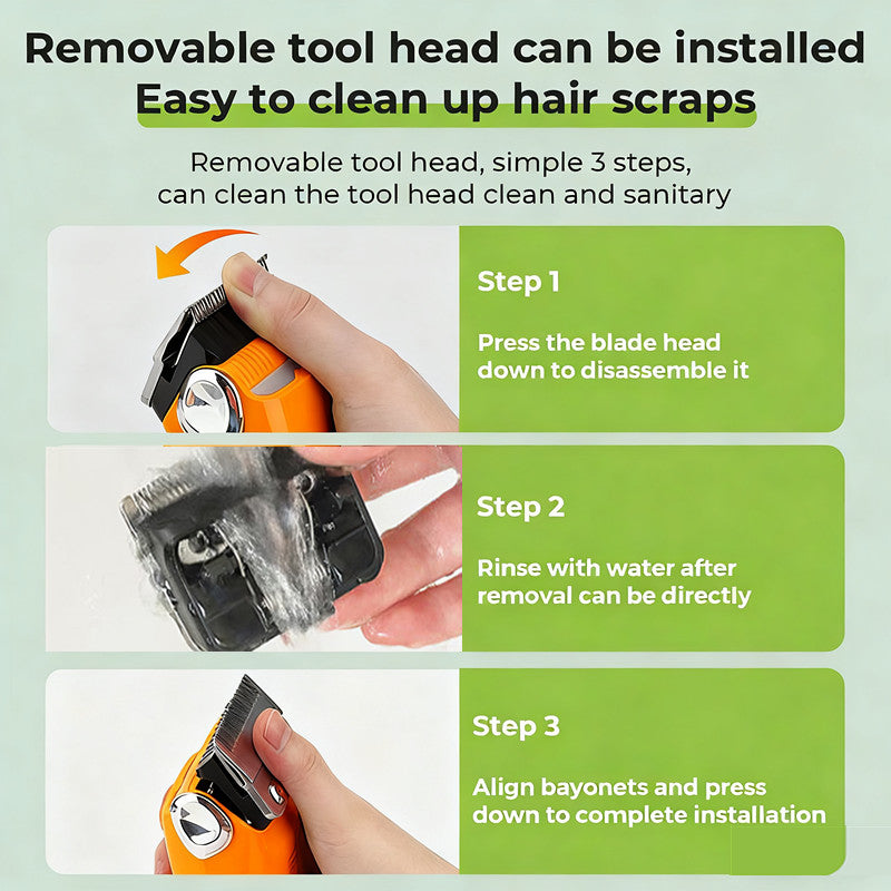 Cordless Pet Hair Clipper.