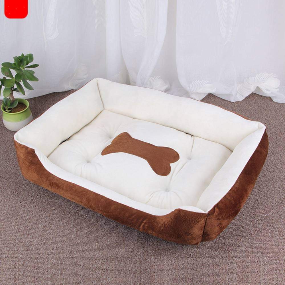 Washable Plush Dog Bed.