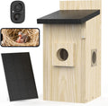 Solar-Powered Smart Birdhouse with 4MP Camera.