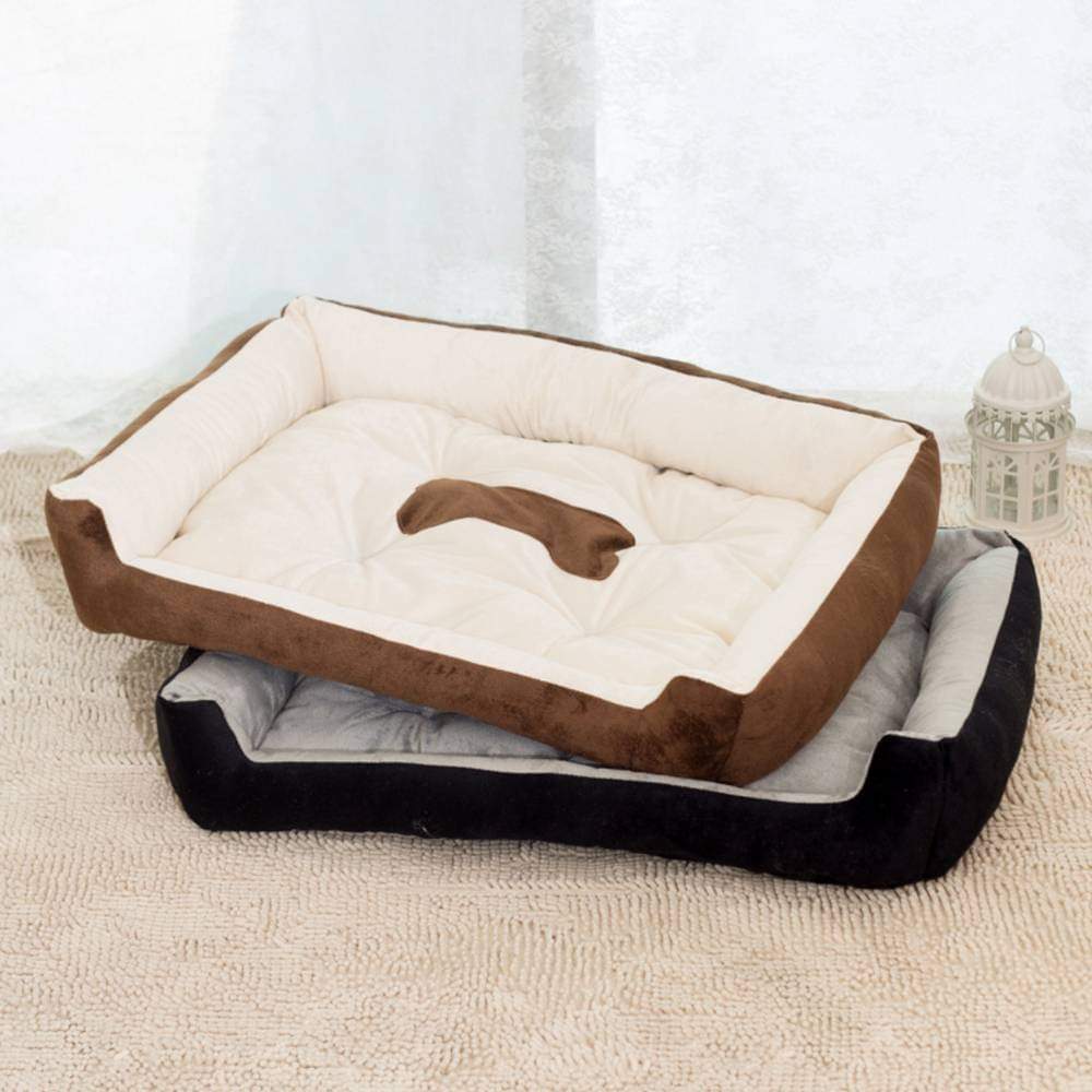 Washable Plush Dog Bed.