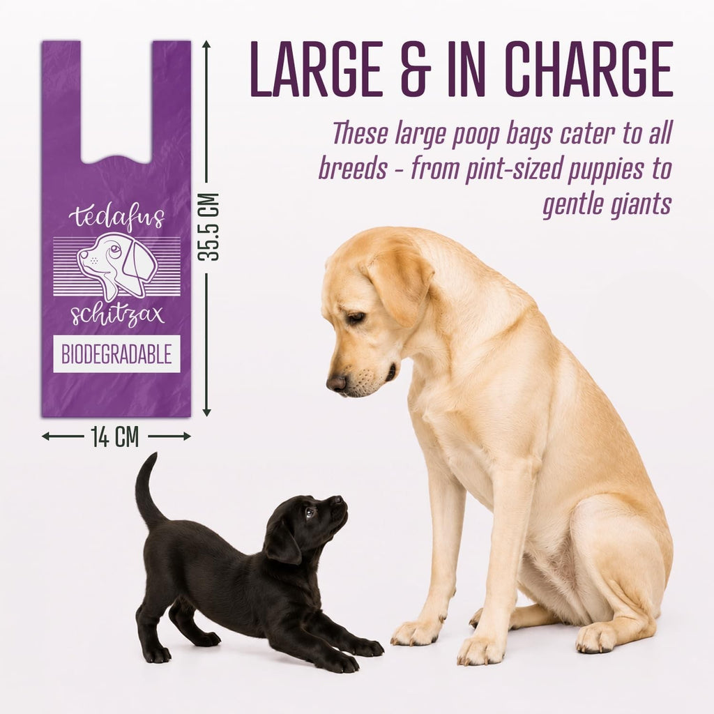 Dog Poo Bags 270 Biodegradable Doggie Poop Bags Thick Refill Rolls Tie Handles