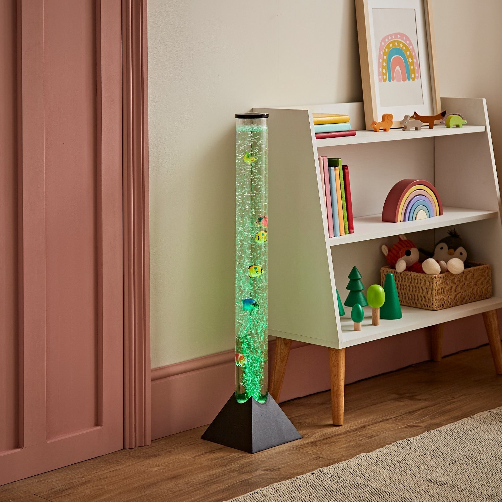 LED Bubble Lamp Novelty Light Colour Changing Tower Tube Sensory RGB Lighting
