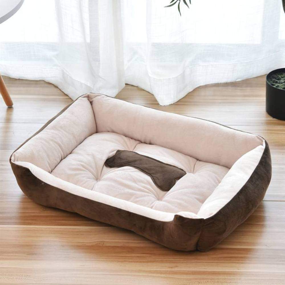 Washable Plush Dog Bed.