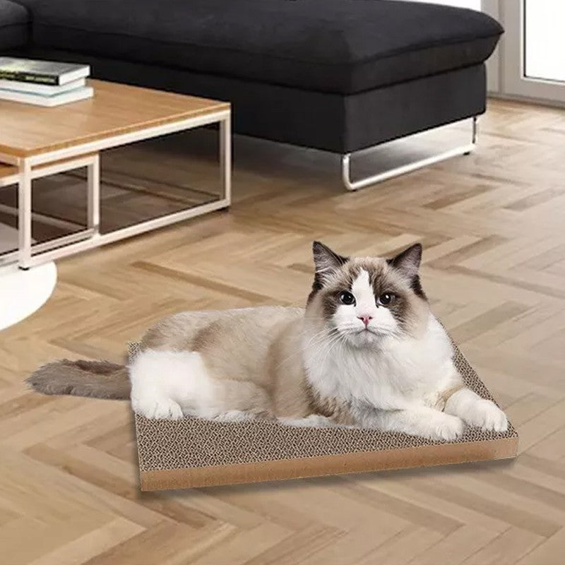 Corrugated Cardboard Cat Scratcher Box (5-Pack).